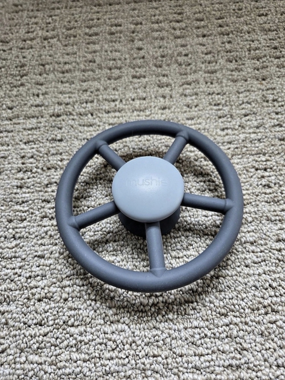 Mushie Silicone Steering Wheel Suction Toy